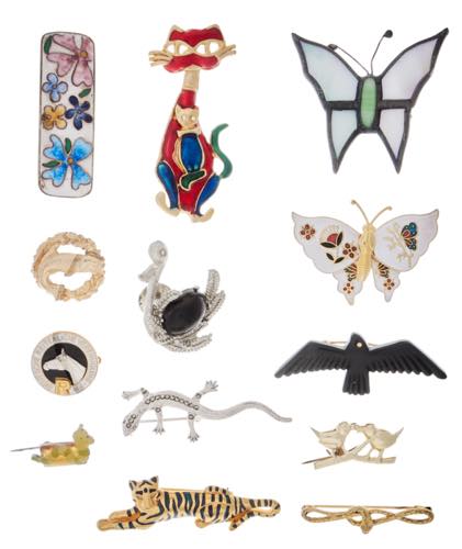 Various Jewellery Mixed lot animal ... 