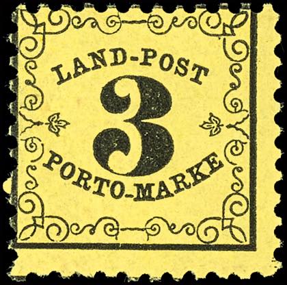 Postage Use Stamps Baden 3 kreuzer ... 