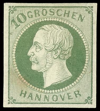 Hanover 10 Groschen, dark greenish ... 