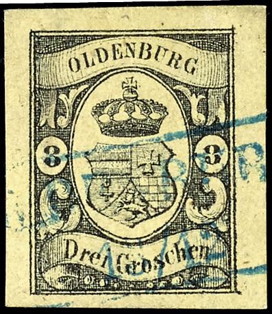 Oldenburg 3 Gr. Coat of arms on ... 