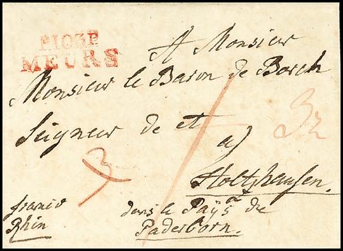 Prussia - Pre-stamp Mail P. 103. ... 