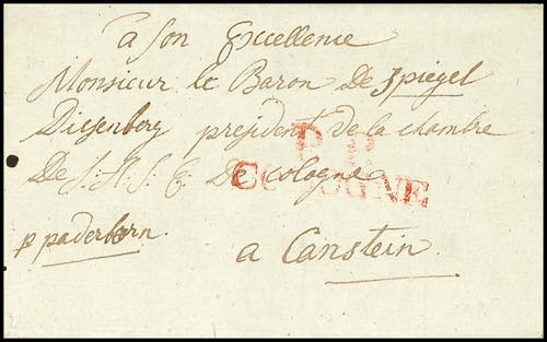 Prussia - Pre-stamp Mail P. P. ... 