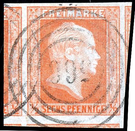 Prussia 1 / 2 silver penny orange, ... 