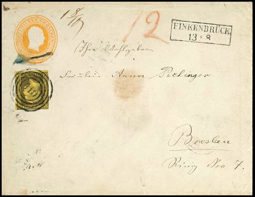 Prussia  Postal Stationary 3 Sgr. ... 