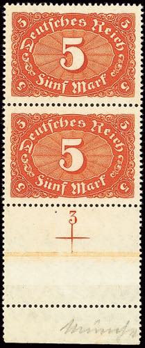 German Reich 5 Mark. Brown orange ... 