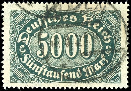 German Reich 5000 Mark transverse ... 