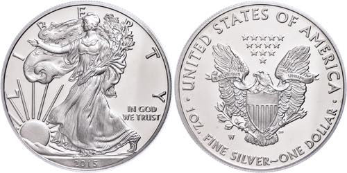 Coins USA 1 Dollar, 2015, W, ... 
