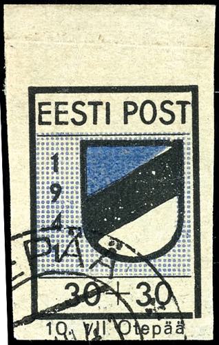 Estonia Odenpäh 30 Kopecks postal ... 
