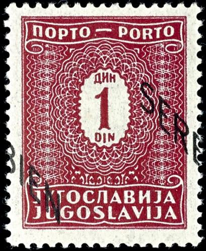 Serbia Postage Postage due stamp ... 