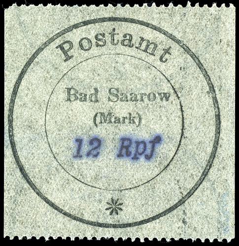 Bad Saarow 5-12 Pfg. Postal ... 