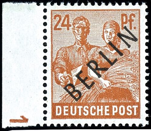Berlin 24 Pfennig Schwarzaufdruck, ... 