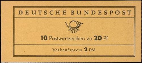 Stamp booklet Stamp booklet Bach, ... 