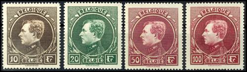 Belgium 1929, 10 - 100 Fr. Postal ... 