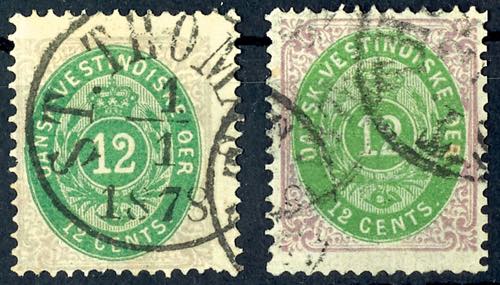 Danish West Indies 1876, 12 C. ... 