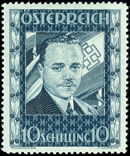 Austria 1936, 10 S. Dollfuß, in ... 
