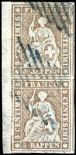 Switzerland 1856, 5 Rp Seated ... 