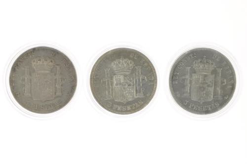 Europe Spain, lot of 3 x 5 ... 