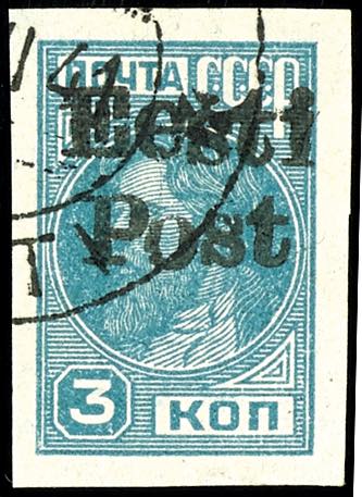 Elwa 3 Kop. Postal stamp with ... 