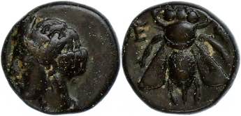 Ionien Ephesos, Æ(1,43g), 4./3. ... 