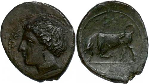Sizilien Syrakus, Æ (2,90g), ... 