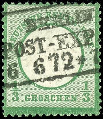 Deutsches Reich 1/3 Gr dunkelgrün ... 