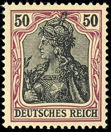 Deutsches Reich 50 Pfg Germania ... 