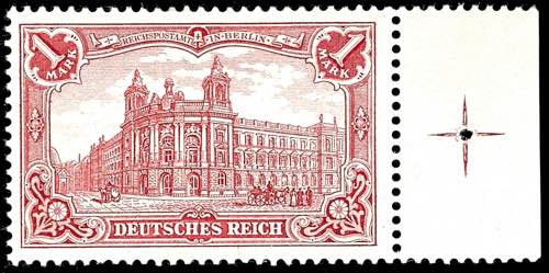 Deutsches Reich 1 Mark karminrot ... 