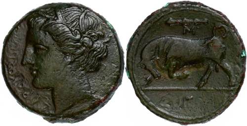 Sizilien Syrakus, Æ(5,86g), ca. ... 