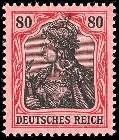 Deutsches Reich 80 Pfg Germania ... 