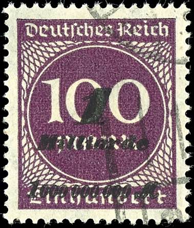 Deutsches Reich 1 Mrd. auf 100 M. ... 