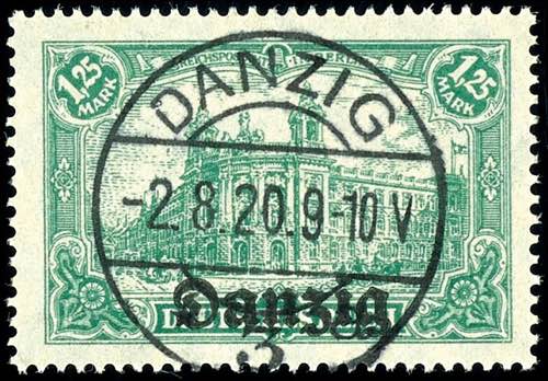 Danzig 1,25 M. Deutsches Reich ... 
