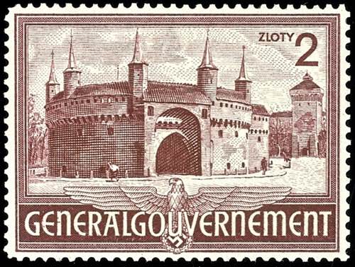 Generalgouvernement 1943, 2 Zloty ... 