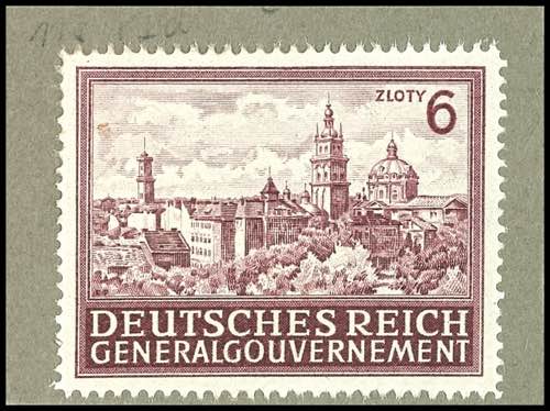 Generalgouvernement 1943, 6 Zloty ... 