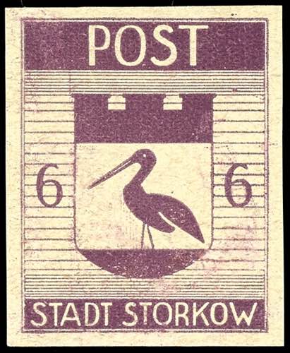 Storkow 12 Pfg. Stadtwappen ... 