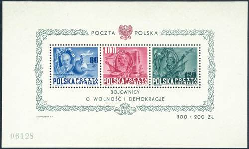 Polen 1948, Blockausgabe ... 