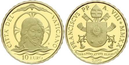 Vatikanstaat 10 Euro, Gold, 2020, ... 
