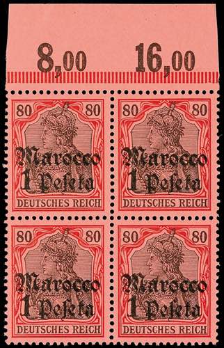 Deutsche Post in Marokko 1 Pes. ... 