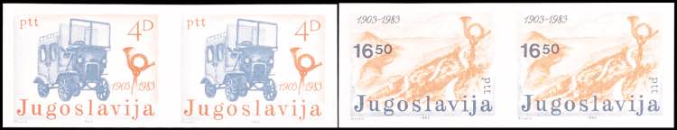 Jugoslawien 4 Din. und 16,50 Din. ... 
