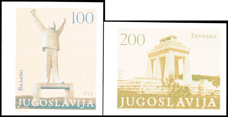Jugoslawien 100 Din. u. 200 Din., ... 