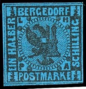 Bergedorf 1/2 - 4 S. Freimarken, ... 