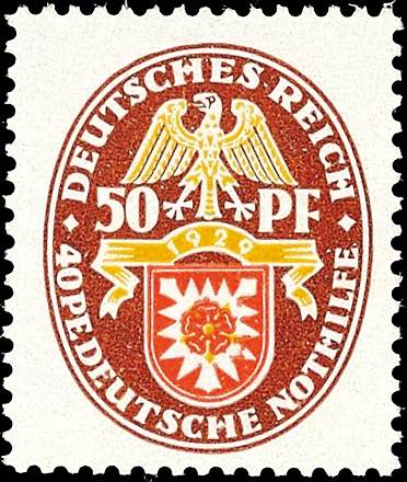 Deutsches Reich 50 Pf. mit Abart ... 