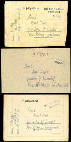 Feldpostbriefe im II. Weltkrieg ... 
