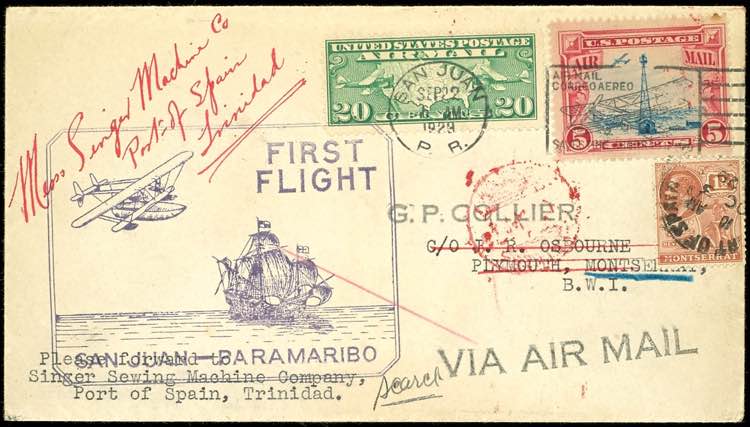 USA Flugpost 1929, 2.9, Erstflug ... 