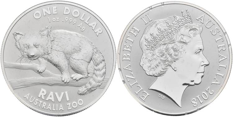 Australien 1 Dollar Ravi 2018, 1 ... 