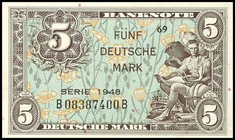 Geldscheine Bank deutscher Länder ... 