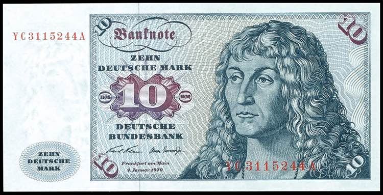 Geldscheine Deutsche Bundesbank 10 ... 