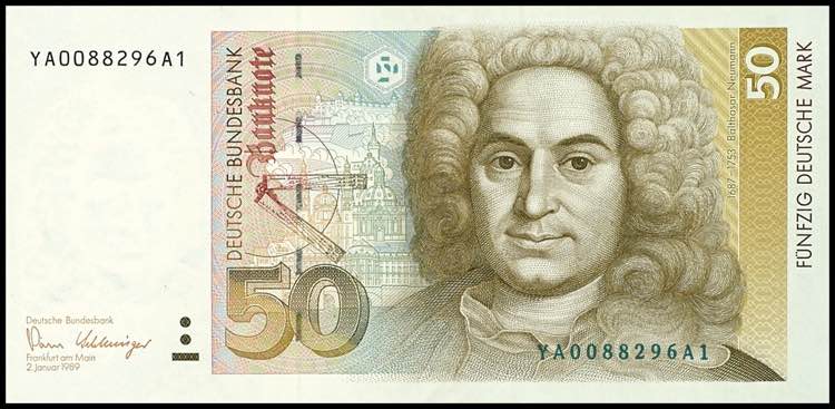 Geldscheine Deutsche Bundesbank 50 ... 