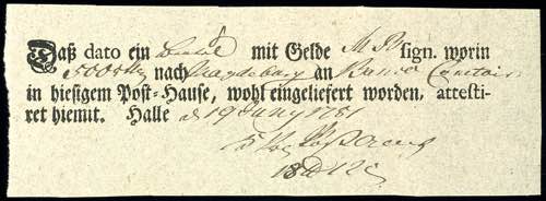 Prussia - Pre-stamp Mail 1781, ... 