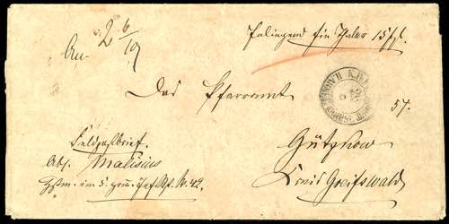 Prussia - Pre-stamp Mail 1866, ... 