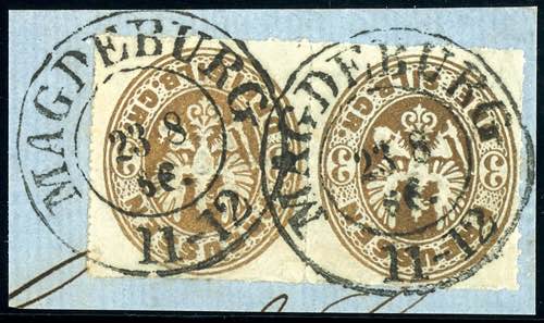 Prussia 3 silver penny brown, ... 